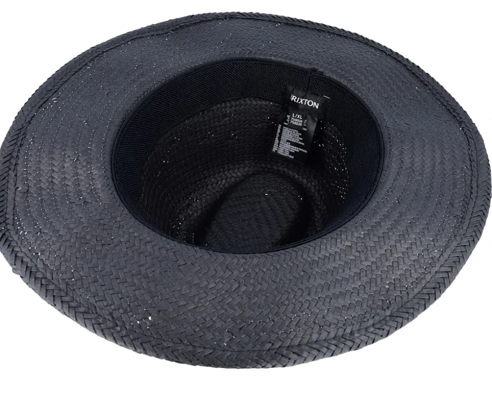 Passage Black Straw Hat - Brixton