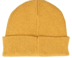 Patch Rib Beanie Color Yellow Cuff - Upfront