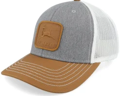 Patch White/Grey/Brown Trucker - John Deere