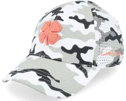 Patriot 3 Camo W Living Coral Clover Flexfit - Black Clover