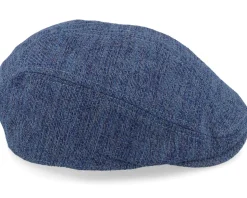 Pax Sixpence Dark Navy Flat Cap - Upfront