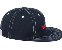 Peak Contrast 6 Panel Black Snapback - HUF