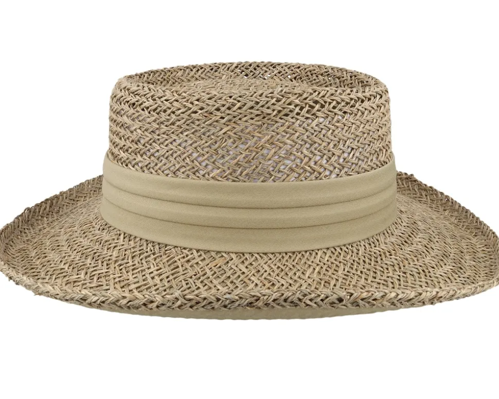 Pebble Beach Natural Gambler Straw Hat - Jaxon & James