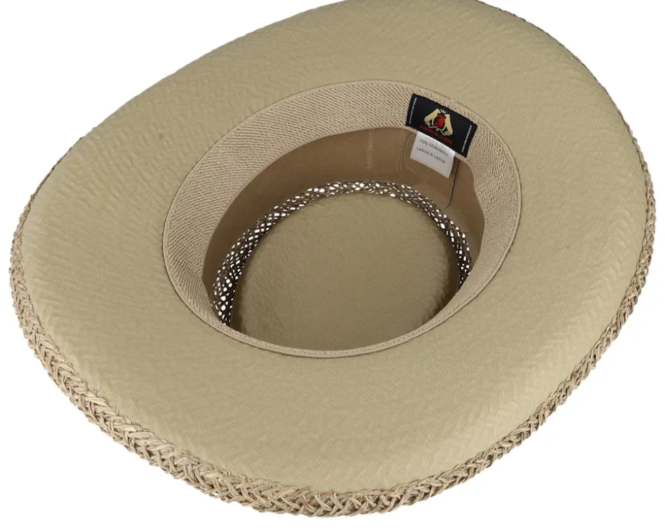 Pebble Beach Natural Gambler Straw Hat - Jaxon & James