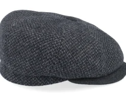 Peeky Xtra 42 Wool Mix Grey Antra Peak Flat Cap - MJM Hats