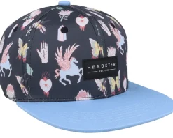 Pegasus Deep Charcoal Snapback - Headster