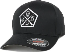 Pentagon Black Flexfit - GUNS n SKULLS