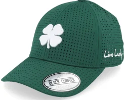 Perf 10 Forrest Green W White Clover Flexfit - Black Clover