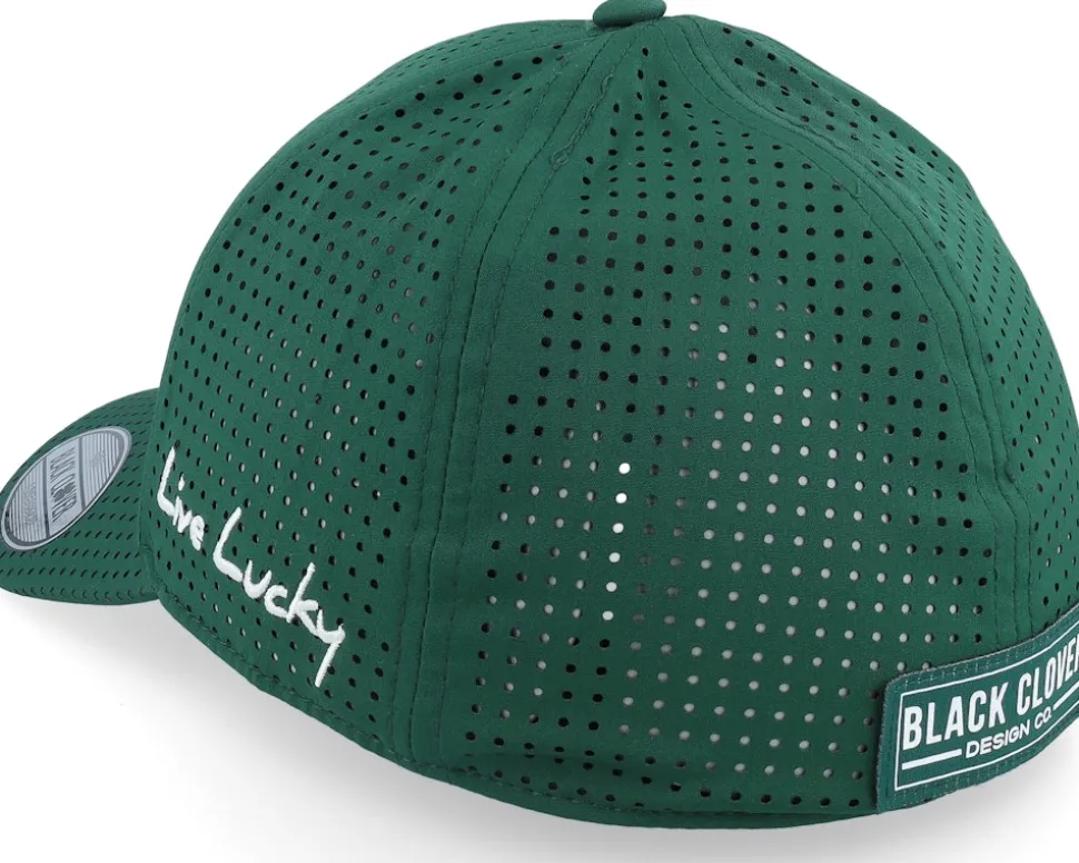 Perf 10 Forrest Green W White Clover Flexfit - Black Clover