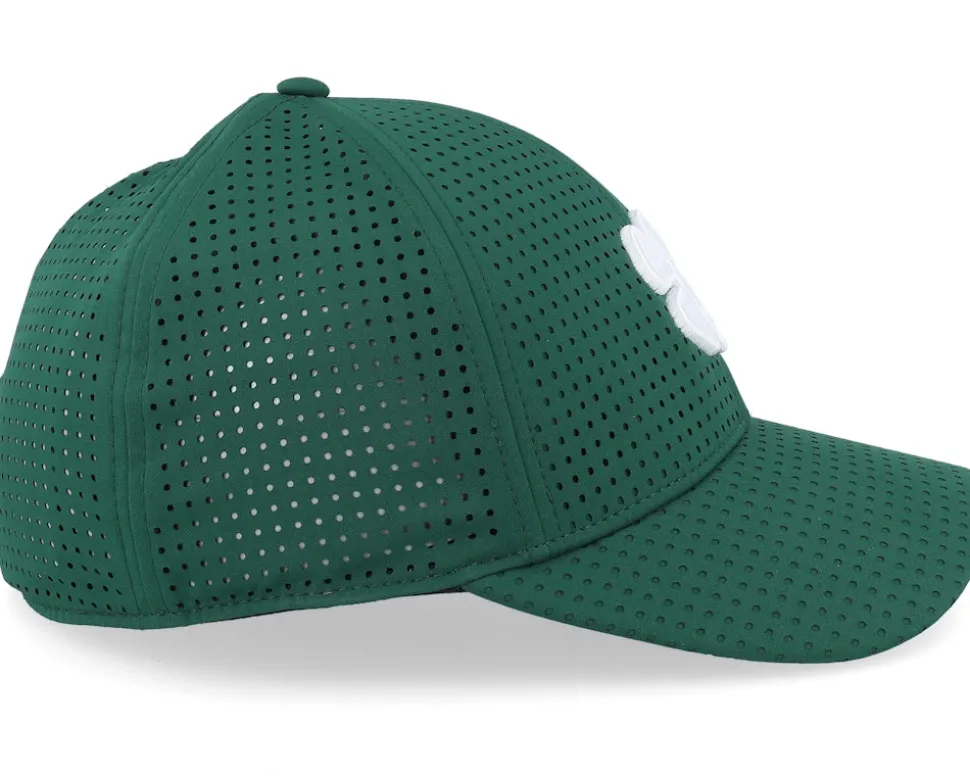 Perf 10 Forrest Green W White Clover Flexfit - Black Clover