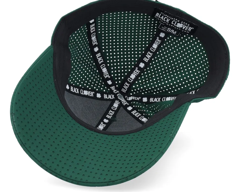 Perf 10 Forrest Green W White Clover Flexfit - Black Clover