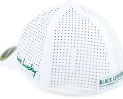 Perf White/Green Flexfit - Black Clover