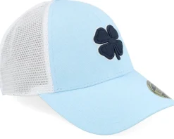 Perfect Luck Sky Blue/White/Black Trucker - Black Clover