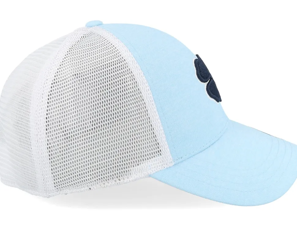 Perfect Luck Sky Blue/White/Black Trucker - Black Clover