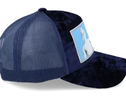 Perseus With The Head Of Medusa Velvet Navy A-fr - Calza Pennello