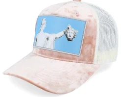 Perseus With The Head Of Medusa Velvet Peach/Ivory - Calza Pennello