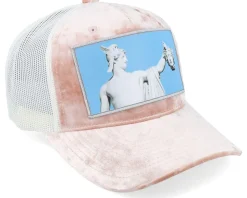 Perseus With The Head Of Medusa Velvet Peach/Ivory - Calza Pennello