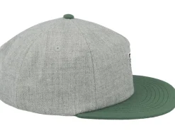 Pexe Lodge Grey Heather/Green Snapback - Element