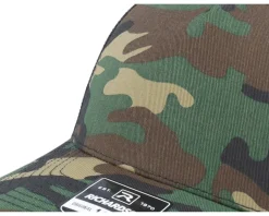 112pfp Green Camo/Black A-Frame Trucker - Richardson