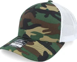 112pfp Green Camo/Black A-Frame Trucker - Richardson