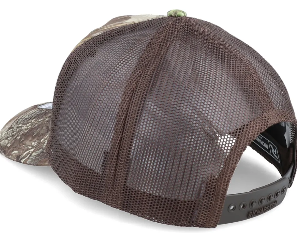 112pfp Realtree Max-1 Xt/Brown A-Frame Trucker - Richardson