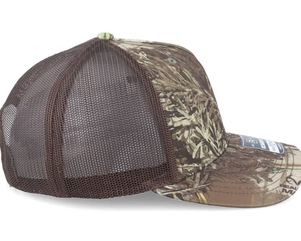 112pfp Realtree Max-1 Xt/Brown A-Frame Trucker - Richardson