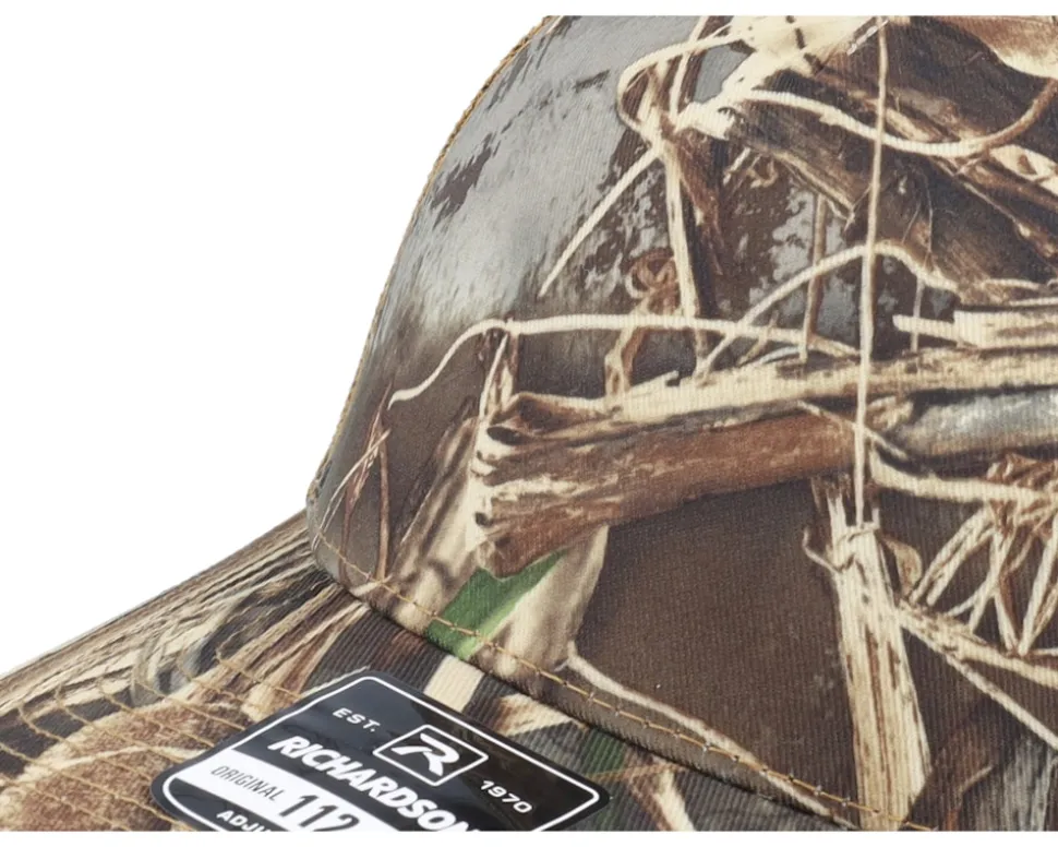 112pfp Realtree Max-7/Buck A-Frame Trucker - Richardson