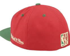 Philadelphia 76ers Nightmare Red/Green Fitted - Mitchell & Ness