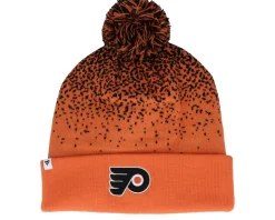 Philadelphia Flyers Iconic Gradiant Beanie Dark Orange/Black Pom - Fanatics
