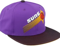 Phoenix Suns Heat Up Visor Purple Snapback - Mitchell & Ness