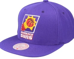 Phoenix Suns Team Ground 2.0 Purple Snapback - Mitchell & Ness