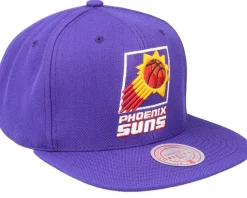 Phoenix Suns Team Ground 2.0 Purple Snapback - Mitchell & Ness