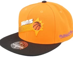 Phoenix Suns Team Side 1 Orange/Black Fitted - Mitchell & Ness