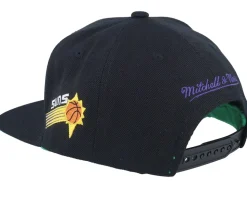 Phoenix Suns Triple Play Black Snapback - Mitchell & Ness