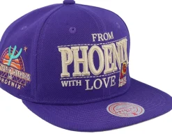 Phoenix Suns With Love Hwc Purple Snapback - Mitchell & Ness