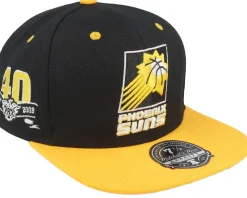 Phoenix Suns Yellow Toe Black/Yellow Fitted - Mitchell & Ness