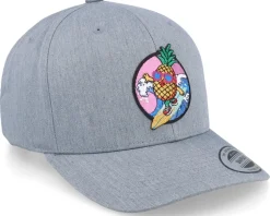 Pineapple Surfer Summer Grey Adjustable - Kiddo Cap