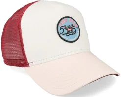 Pinkcrab White/Pink Trucker - Coastal