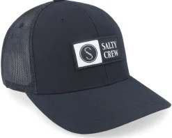 Pinnacle 2 Retro Black Trucker - Salty Crew