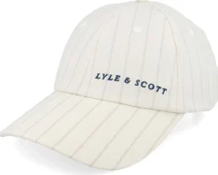 Pinstripe Baseball Cap Apres Navy Dad Cap - Lyle & Scott