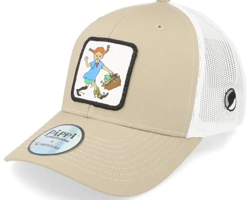 Pippi Bag Of Money Sand/White Trucker - Pippi Longstocking