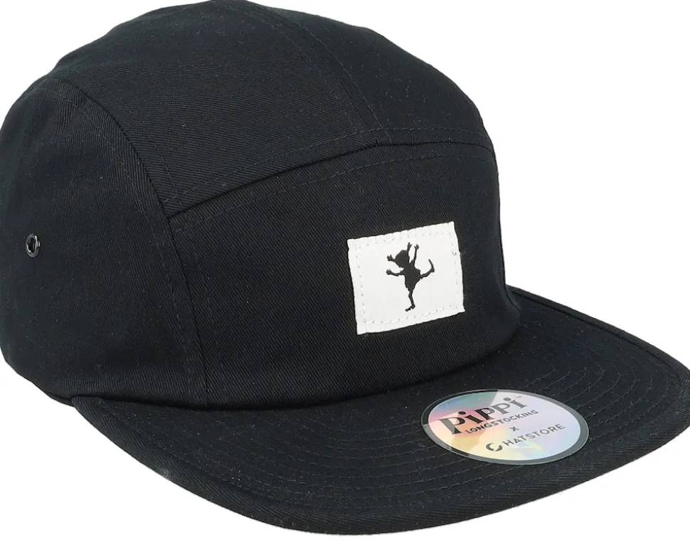 Pippi Silhouette Black 5-Panel - Pippi Longstocking