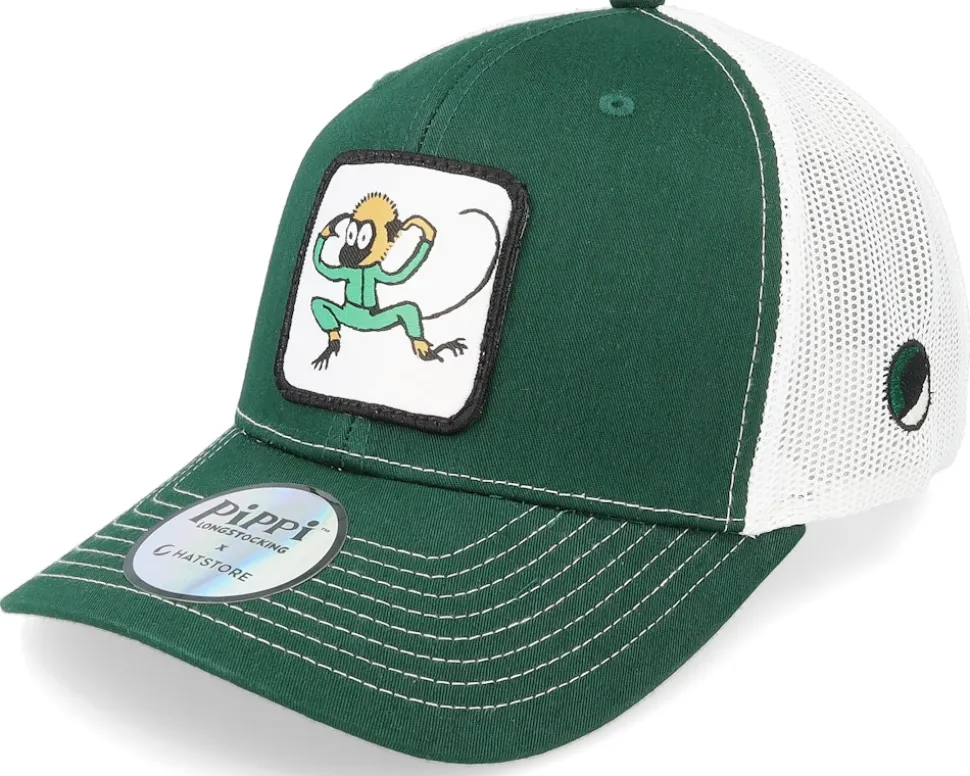 Pippi Snake Green/White Trucker - Pippi Longstocking