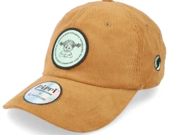Pippilotta Brown/Mint Green Corduroy Dad Cap - Pippi Longstocking