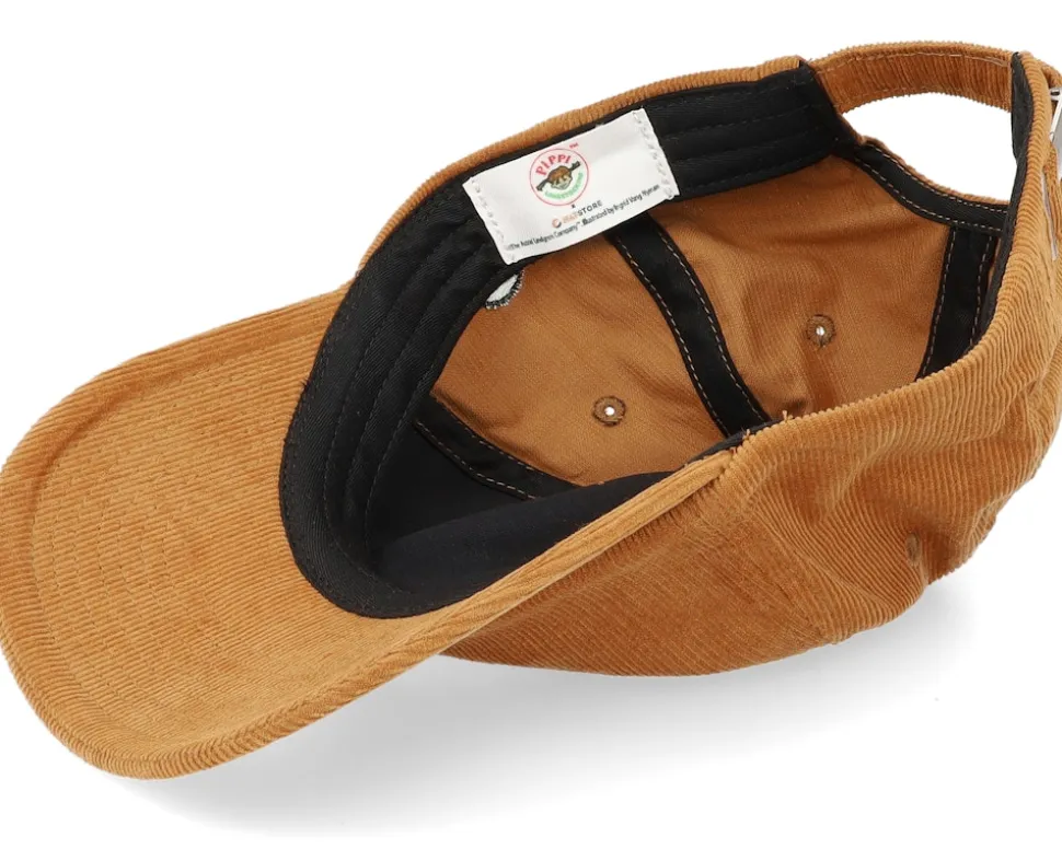 Pippilotta Brown/Mint Green Corduroy Dad Cap - Pippi Longstocking