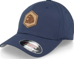 Piranha Skull Hex Patch Khaki Flexfit - Skillfish