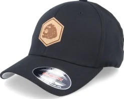 Piranha Skull Hex Patch Khaki Flexfit - Skillfish