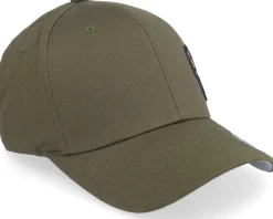 Pirate Army Skull Olive Wooly Combed Flexfit - Army Head