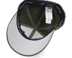 Pirate Army Skull Olive Wooly Combed Flexfit - Army Head