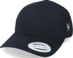 Pisces Sodiac Sign Black Curved Adjustable - Astrology